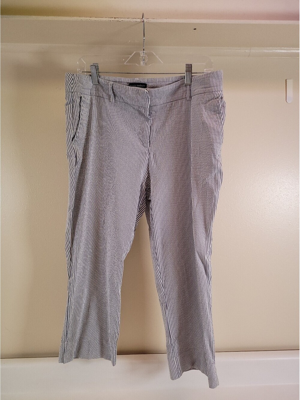 Hilary radley striped pants womens 16